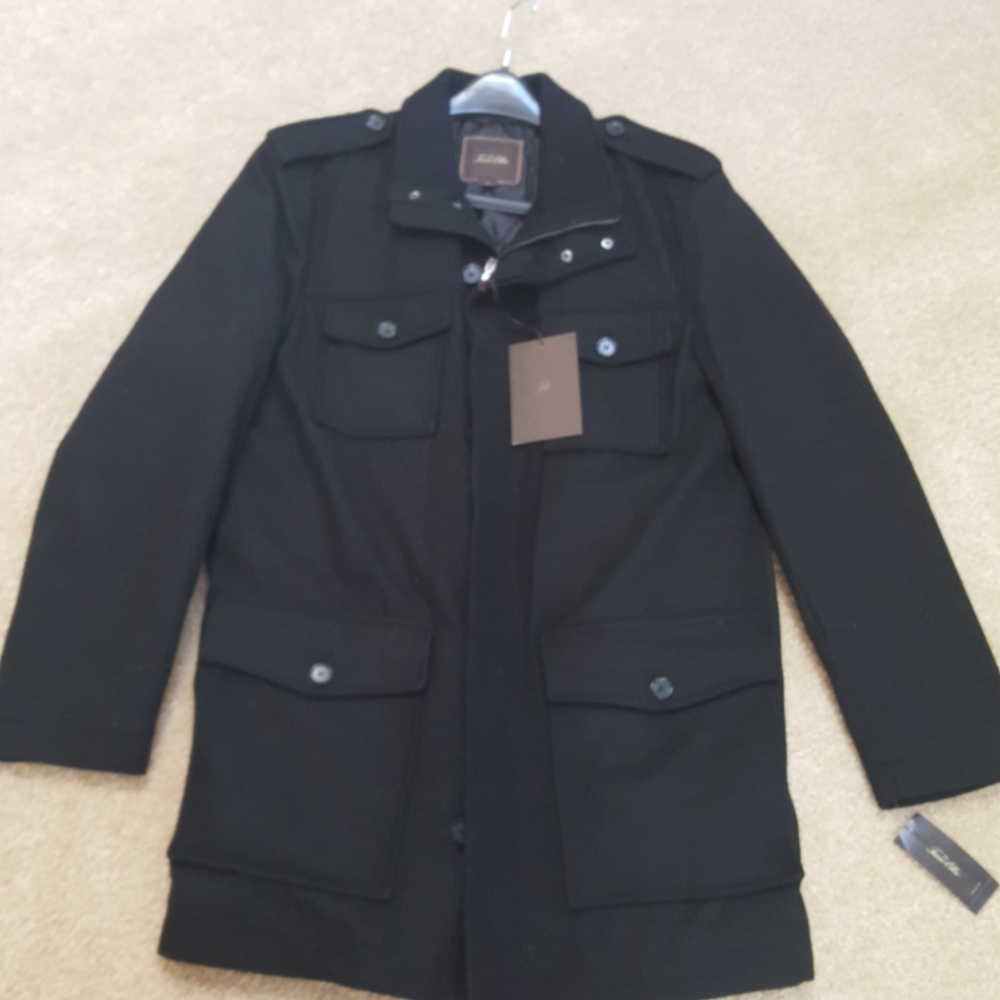 Taso Elba coat mens large new w tags